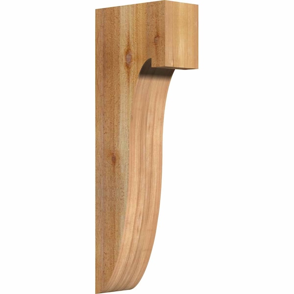 Ekena Millwork Del Monte Rough Sawn Corbel, Western Red Cedar, 4"W x 8"D x 24"H COR04X08X24DEL00RWR - main